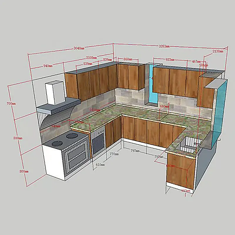 Y&r Furniture modern kitchen cabinet manufacturers-8