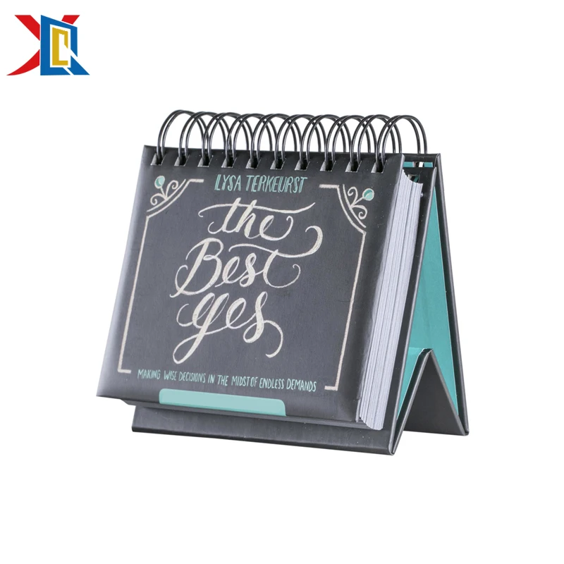 Daily Planners Undated Perpetual Desk Easel Inspirational Standing Flip