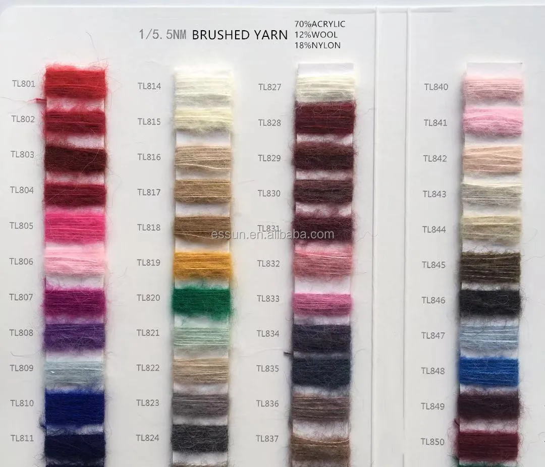 Nm5.5/1 Nm11/1 Nm14/1 Nm16/1 Acrylic Polyester Nylon Spandex Wool