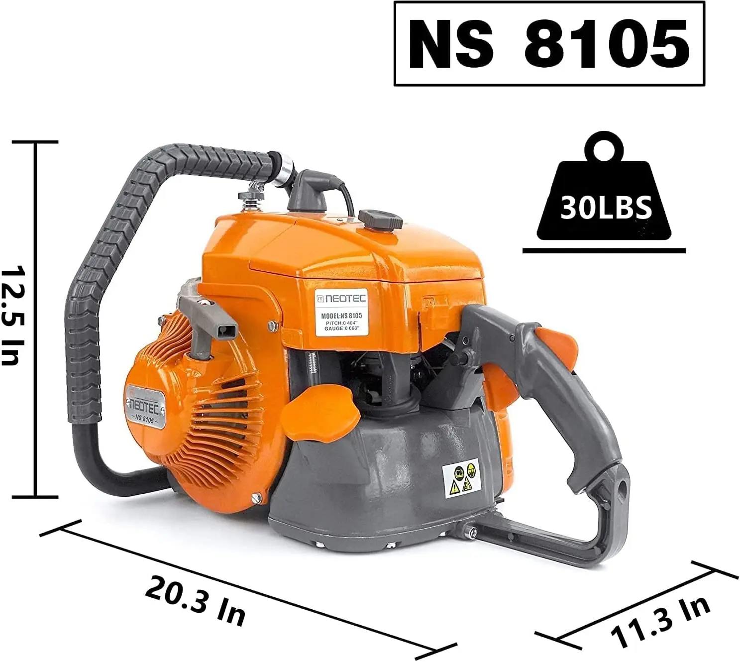 Aogu Neotec Ns8105 36"/42 Chainsaws Professional 105cc Top Handle