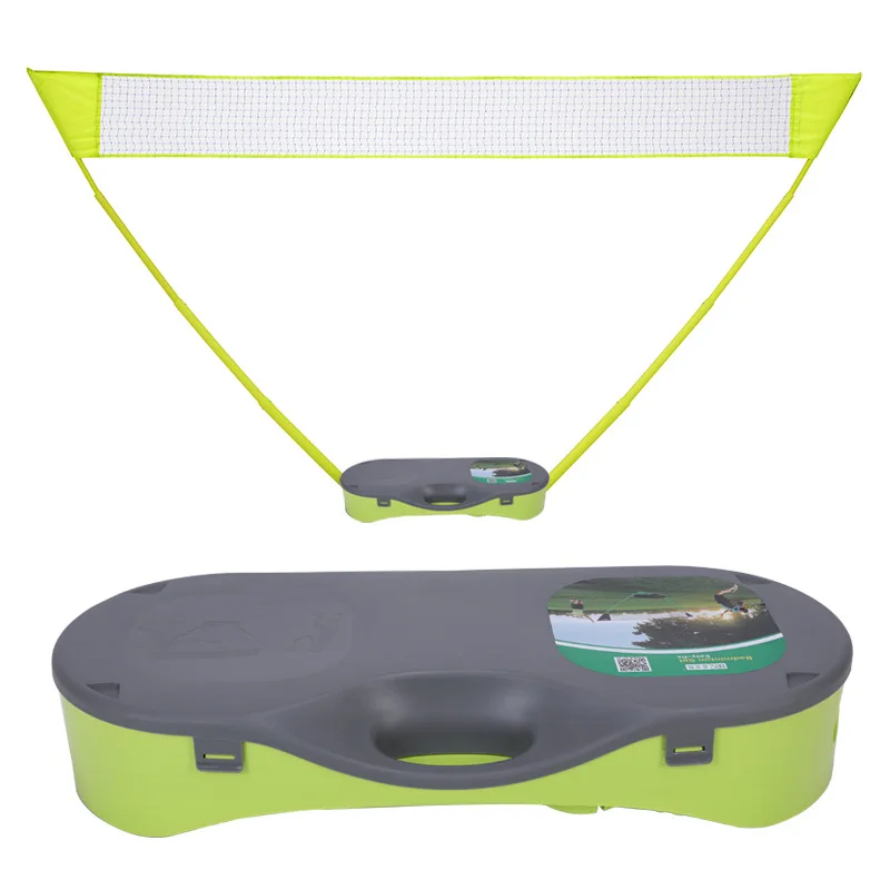 Factory Oem Portable Badminton Net Stand Set Outdoor Folding Adjustable
