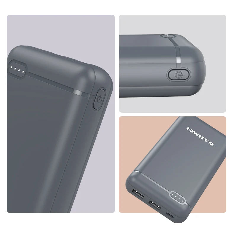 pawar bank powerbank 20000mah banco de energia powerbank customize logo usb c slim power bank 20000 mah - ANKUX.COM