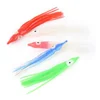 Custom octopus skirts rigged tracing squid skirt fishing lure with jigging hook 4CM five colours listed each 500pcs total 2500pc