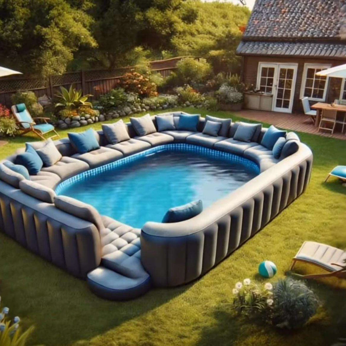 Customized Commercial Inflatable Sofa Pool - Durable & Fun