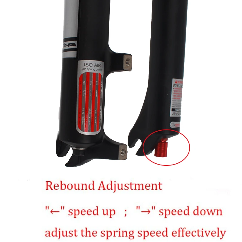 Bucklos Mountain Bike Fork Suspension 26 27.5 29er Mountain Mtb Bicycle Fork Air Front Fork