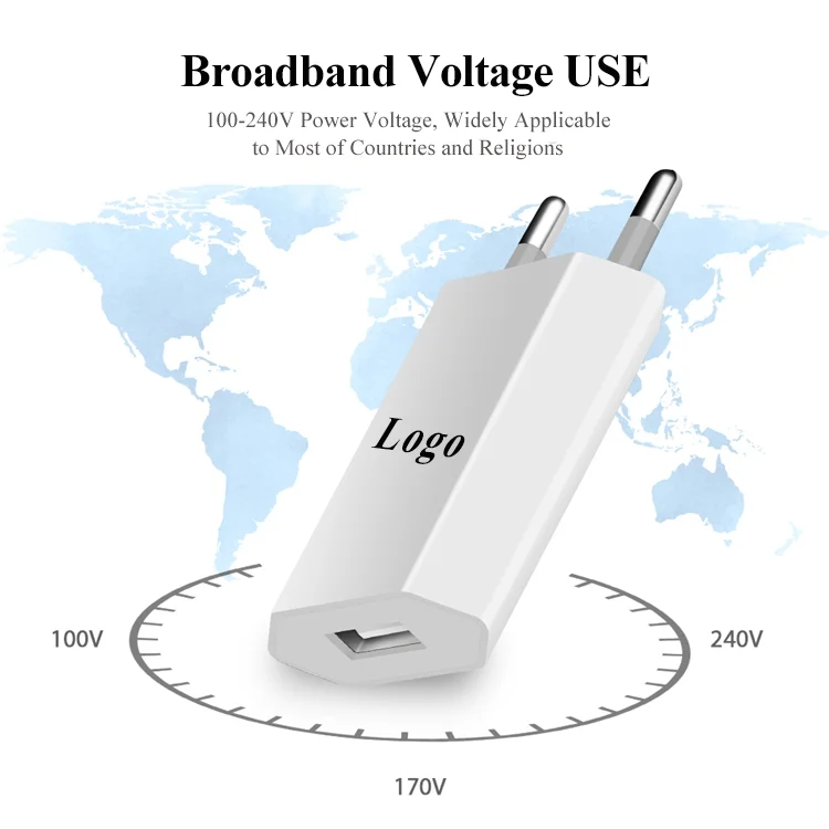 5V 1A EU/US Plug USB Wall AC Power Adapter Travel Charger For Iphone Samsung Charger Phone