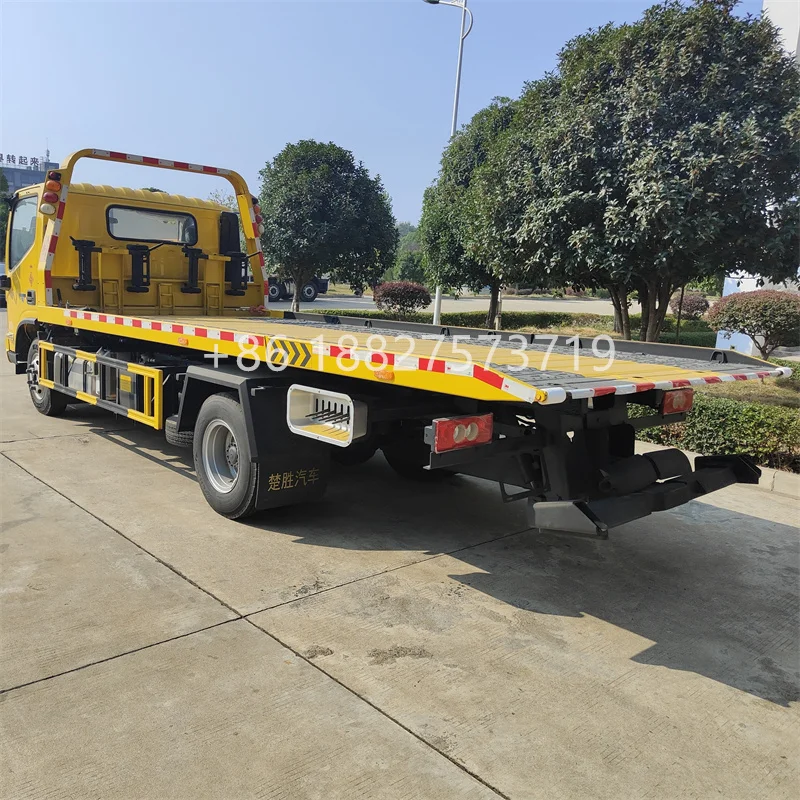 China Factory Rollback Flatbed Wrecker Truck Rotator Wrecker Sale Heavy