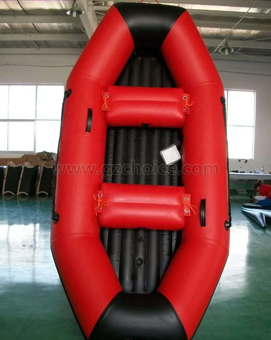 Outdoor inflatable pontoon boat commercial inflatable kayak boat