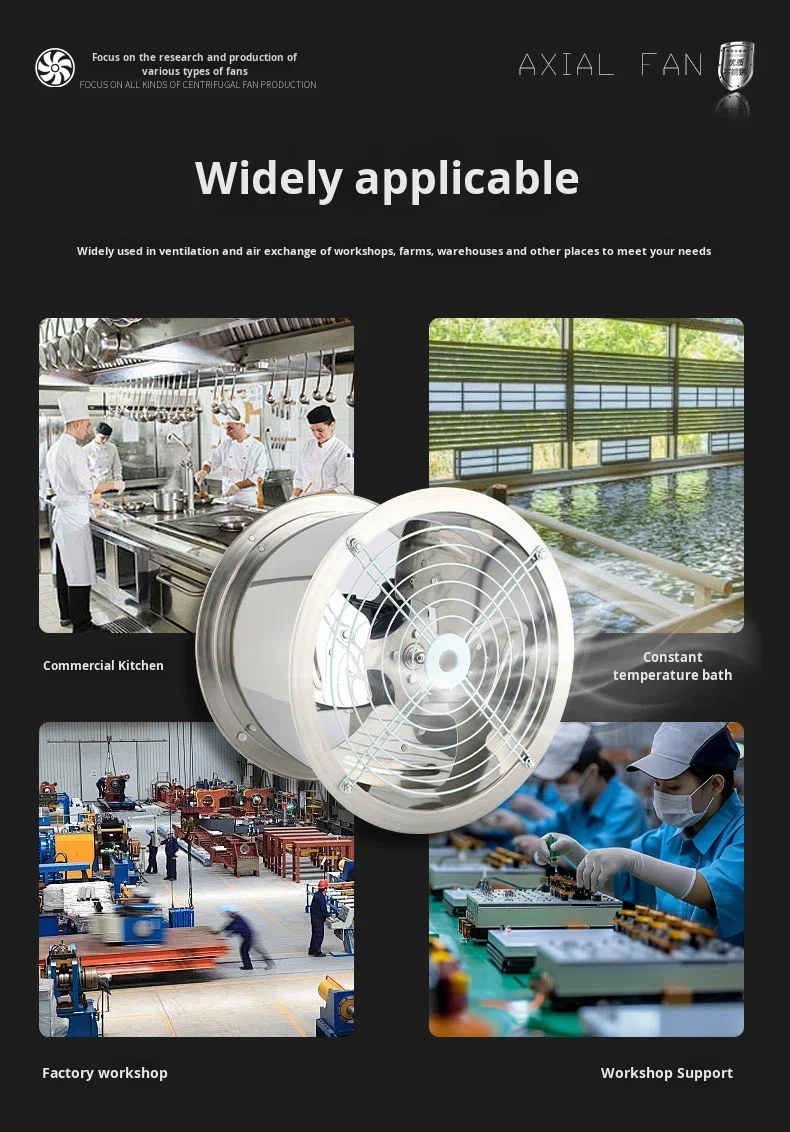 Axial Flow Fan, 304, Stainless, Steel, 380v - detail 6
