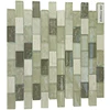 Factory Price North America Gray Glass Mix Stone Mosaic Decorative Wall Tile For Kitchen Splash Back