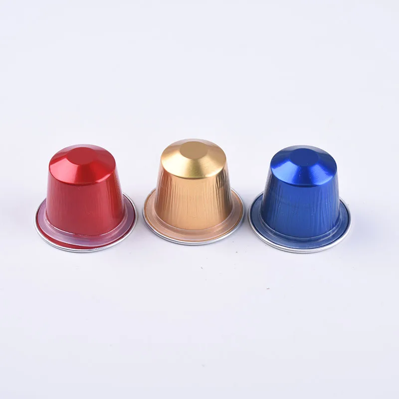 Disposable Aluminum Empty Coffee Nespresso Capsules With Silicon Ring Buy Aluminum Nespresso