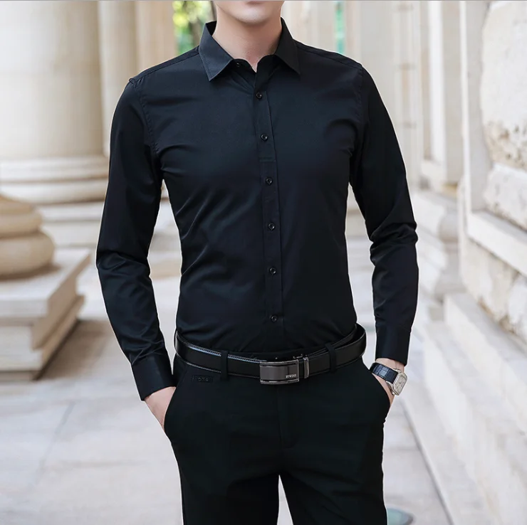 men's non iron formal shirts