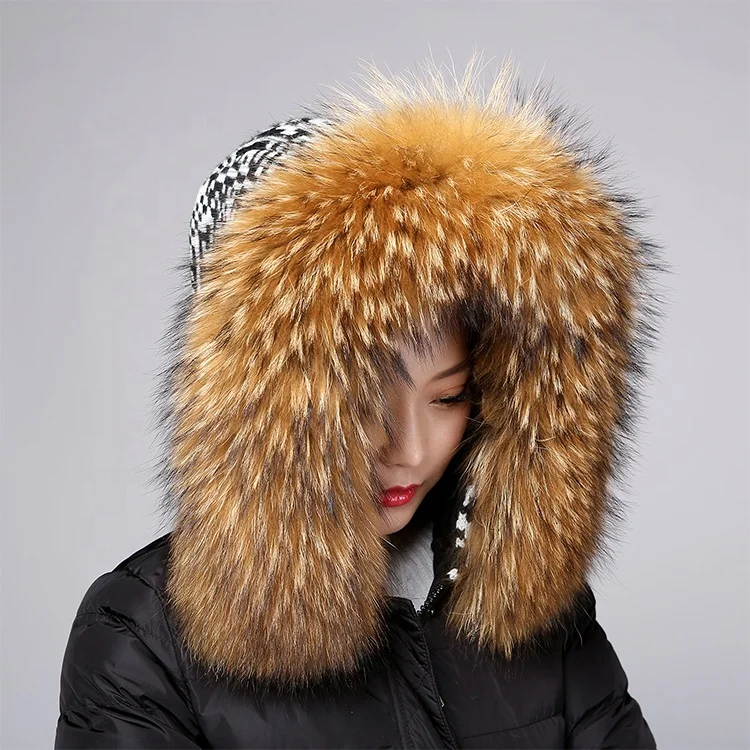 
Real fluffy Natural Raccoon fox Fur Collars and Fur Trim Scarf wrap For Women Men Down Jacket Parka coat 