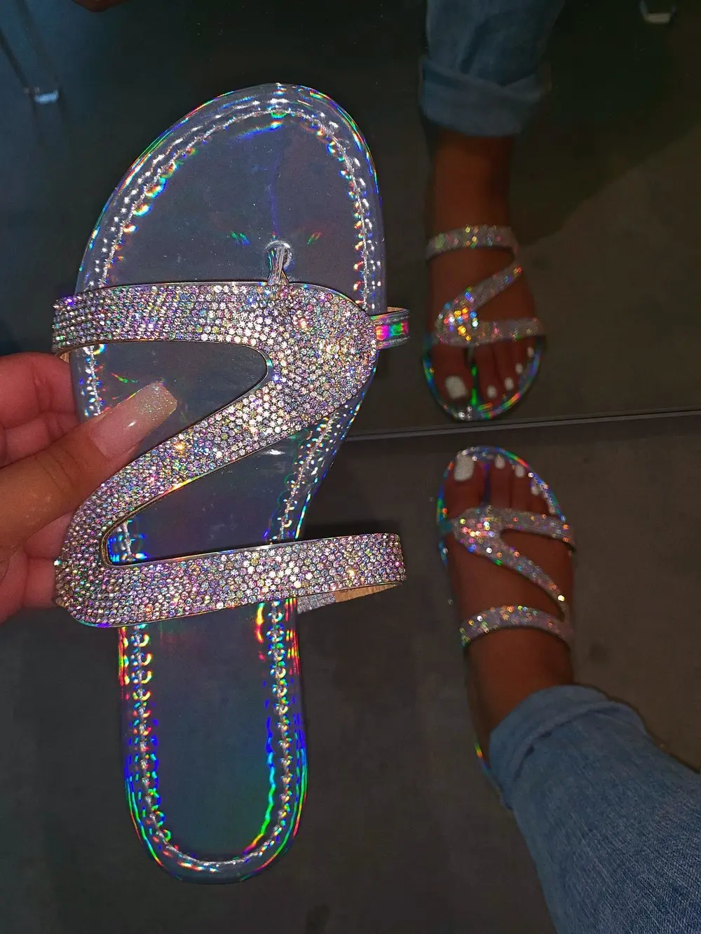 diamond slides shoes