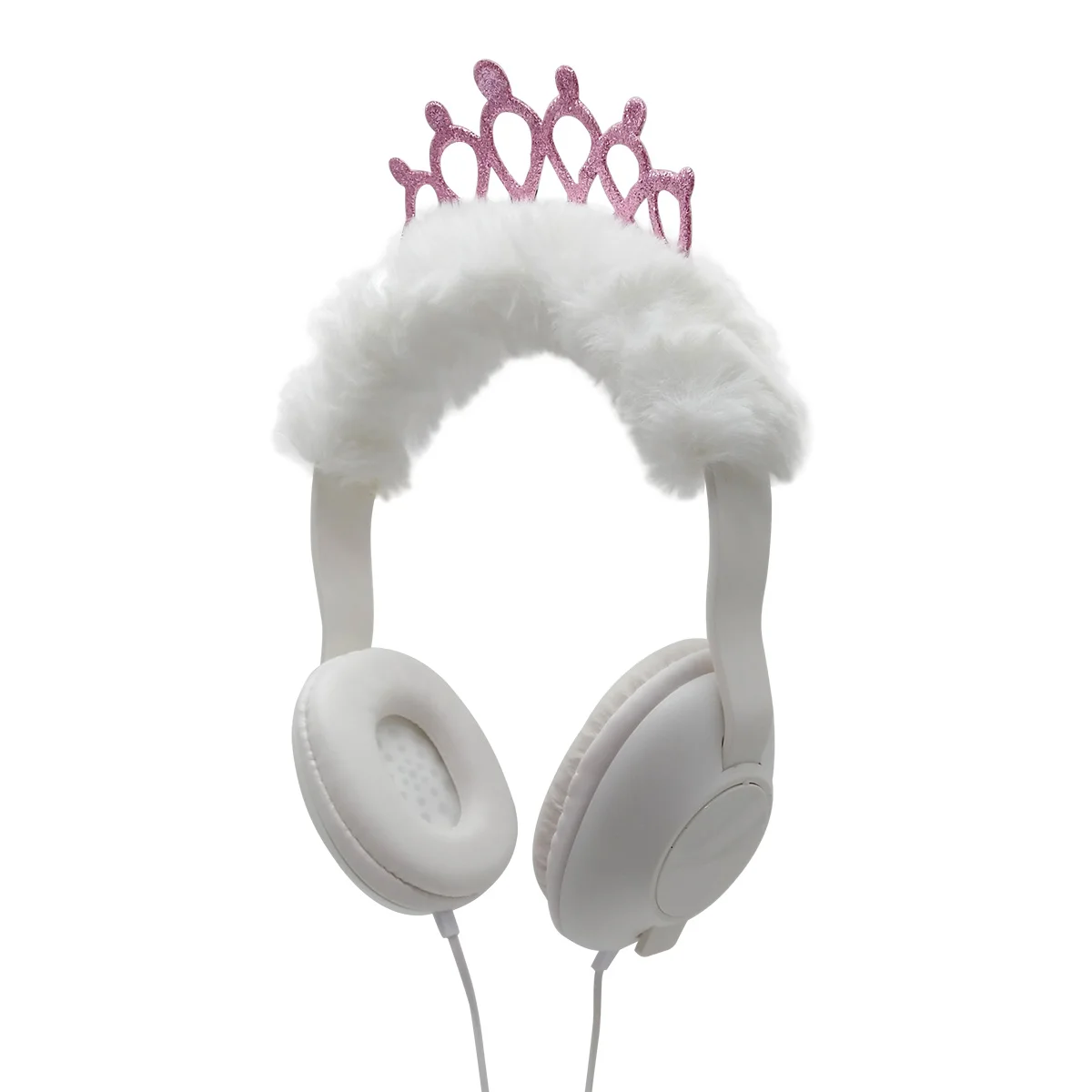 Fashion Fluffy Crown Stereo Earmuff Headphones For Winter Warm Plush Headphones Buy Earnuff
