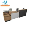 Custom Computer Shop Counter Design Electronics Store Sales Display Fixtures Modern Shop Counter Design for Computer Store