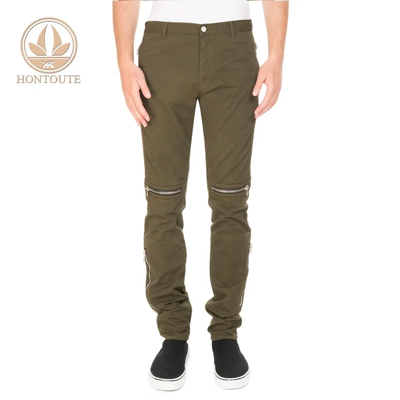 mens joggers with zip legs