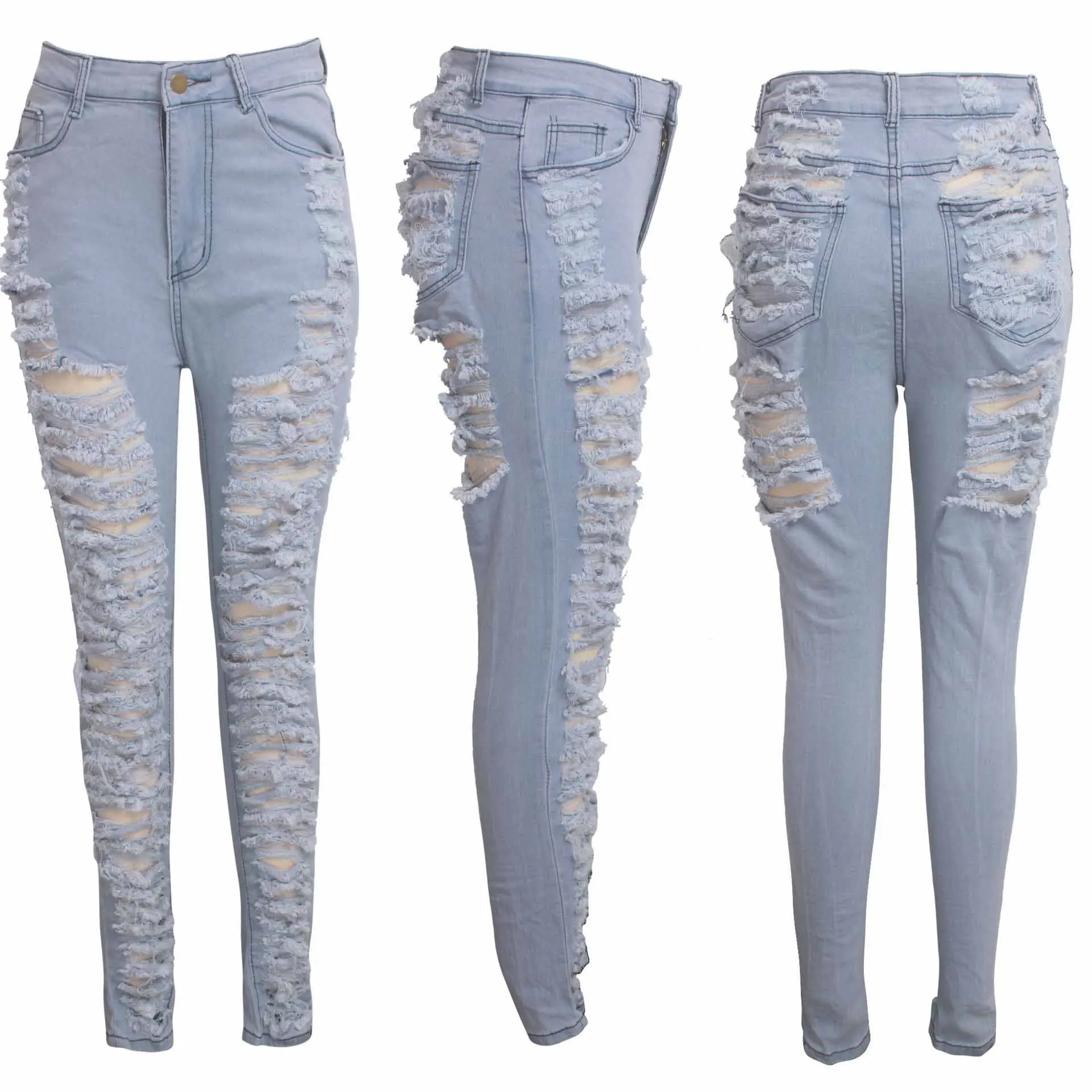 light blue denim jeans women's