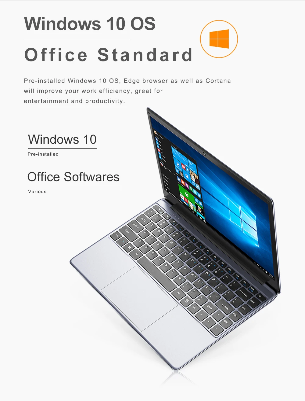 Wholesale Chuwi Cheap Laptopp Computer Herobook Pro Original 14.1 Inch 8gb+256gb Pc Intel N4000