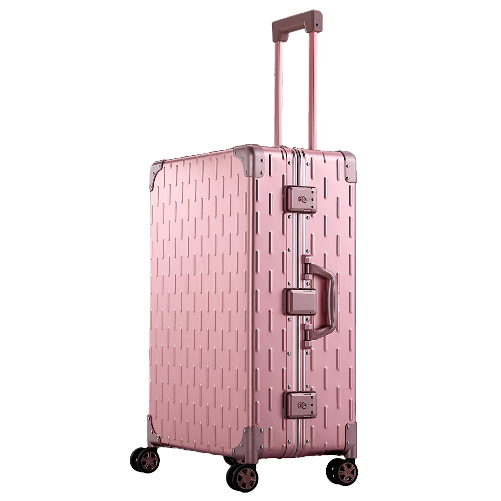 Hot Sale 4 Wheel Spinner Trolley Large Vintage Luggage Suitcase Hard ...