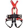 NTR full body harness with thick webbing for rock climbing
