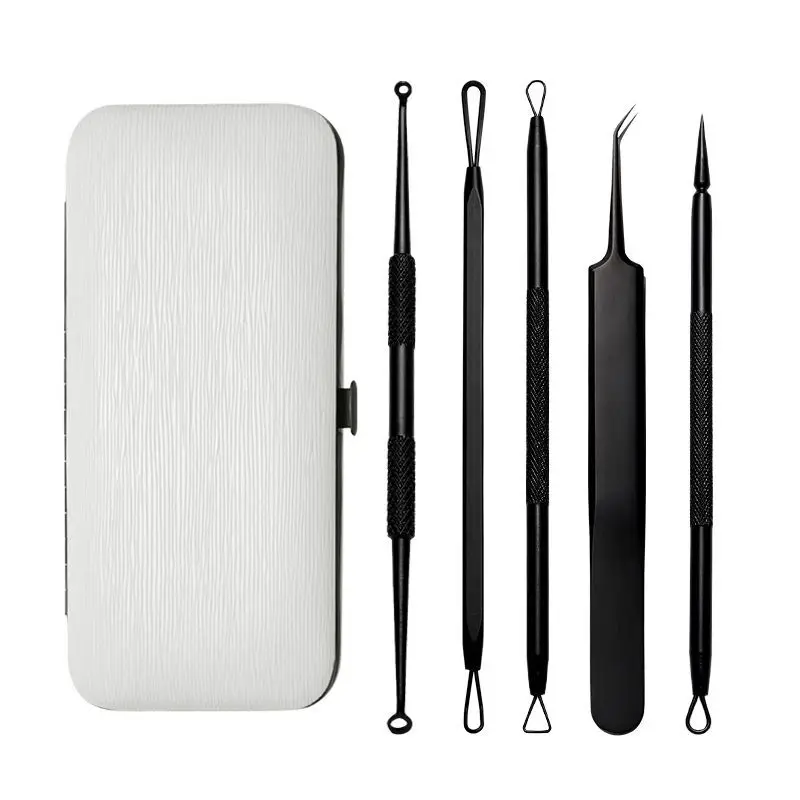 product factory hot sale stainless steel pimple remover blackhead pin blackhead remover  tool884-1