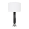 Bedroom, sitting room, study USES the lamp of glass tube of straight tube of smoked color that takes chimney