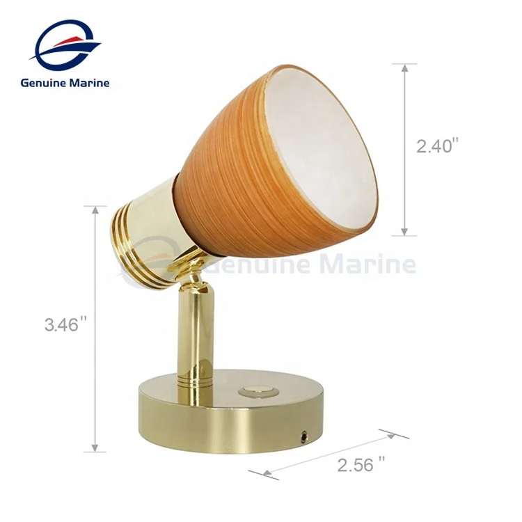 Genuine Vehicle Rv Boat Reading Light With 12v Usb Charger Caravan Marine Led Reading Light For