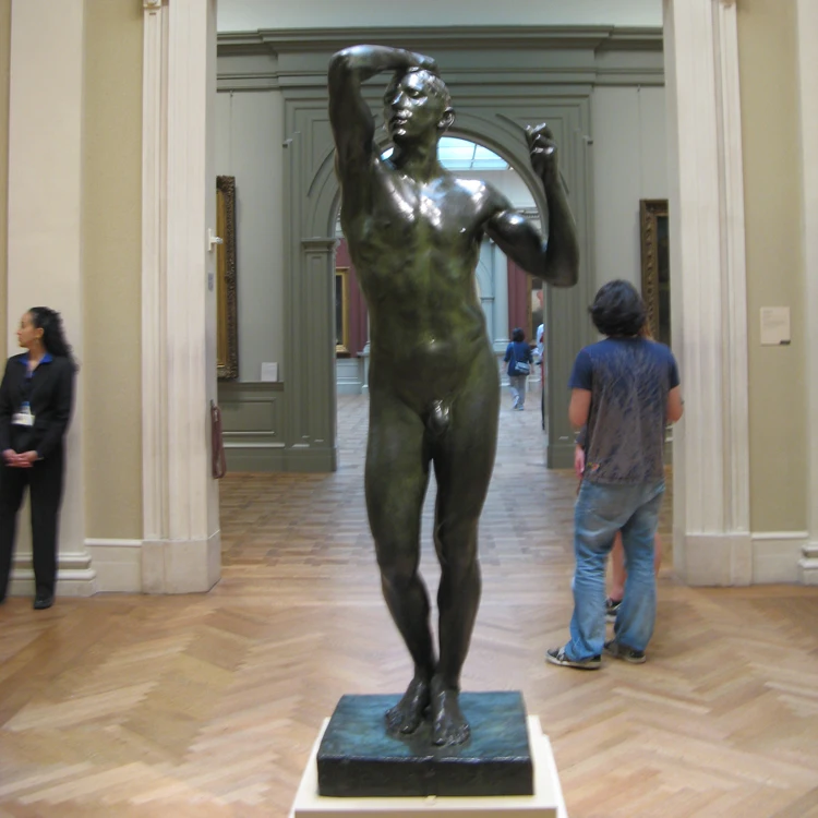 金属工芸品ロダン彫刻ブロンズ像時代の有名な複製 Buy ロダン彫刻 金属工芸ロダン彫刻 を年齢銅像金属クラフトロダンの彫刻 Product On Alibaba Com