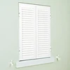 Europe style high quality customized windows integrated shutters