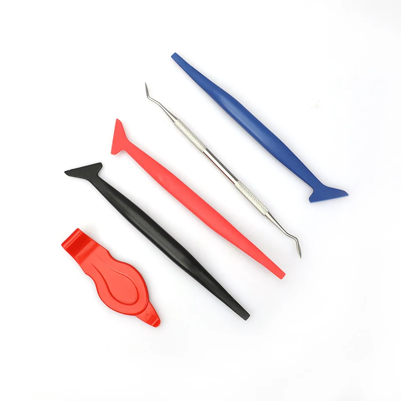Car Wrap Tool Fivepiece Set Of Edgereceiving Color Film Trimming