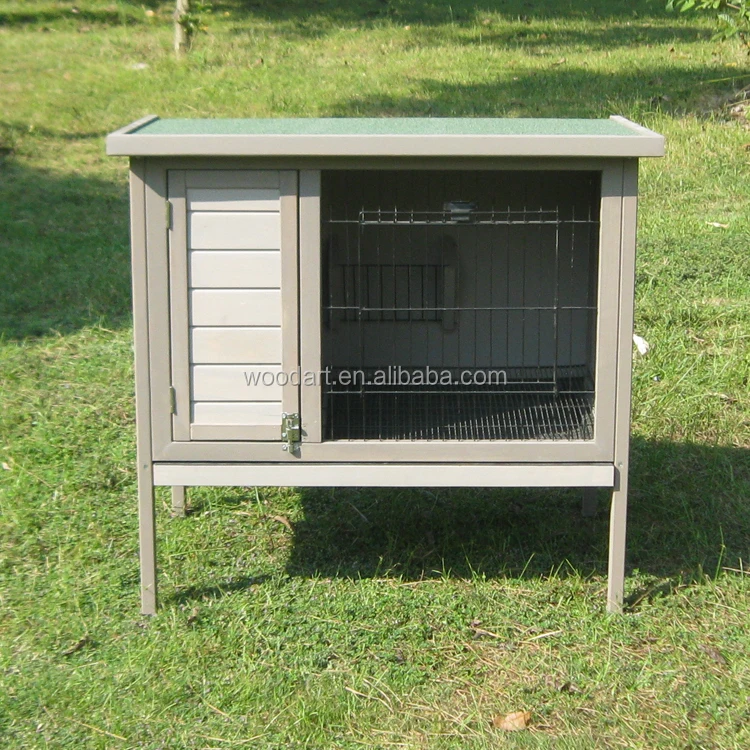 Luxury Indoor Handmade Wood Rabbit Hutch Covers Plastic Rabbit Cage