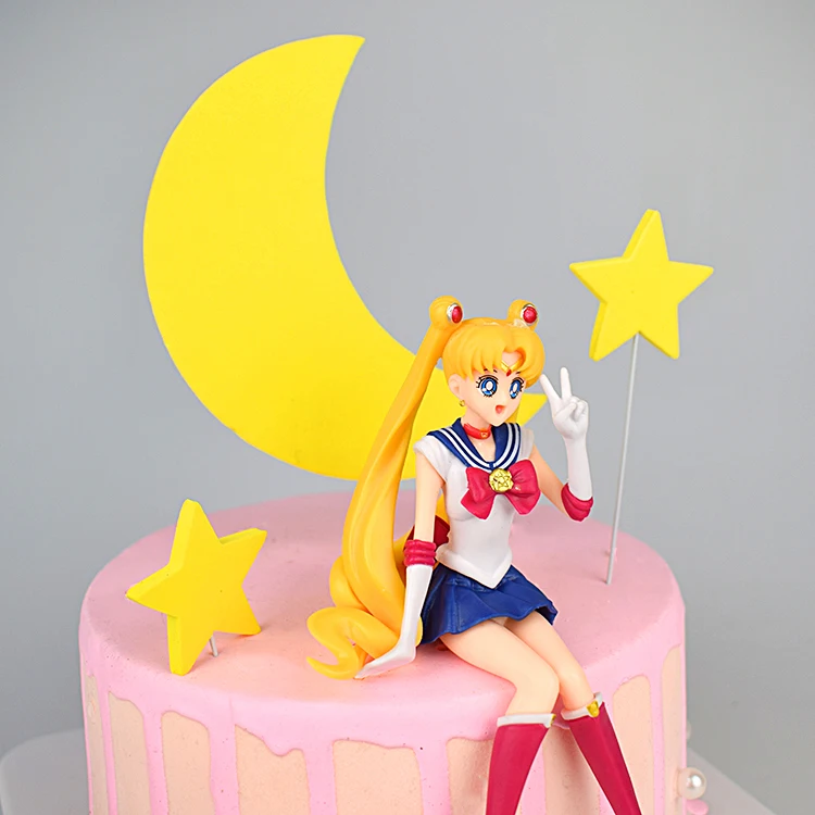 Offre Speciale Gateau Topper Mignon Dessin Anime Anime Japonais Posture Assise Sailor Moon Pvc Figurine Modele Jouets Naissance Buy Sailor Moon Pvc Action Figure Modele Jouets Gateau Topper Product On Alibaba Com