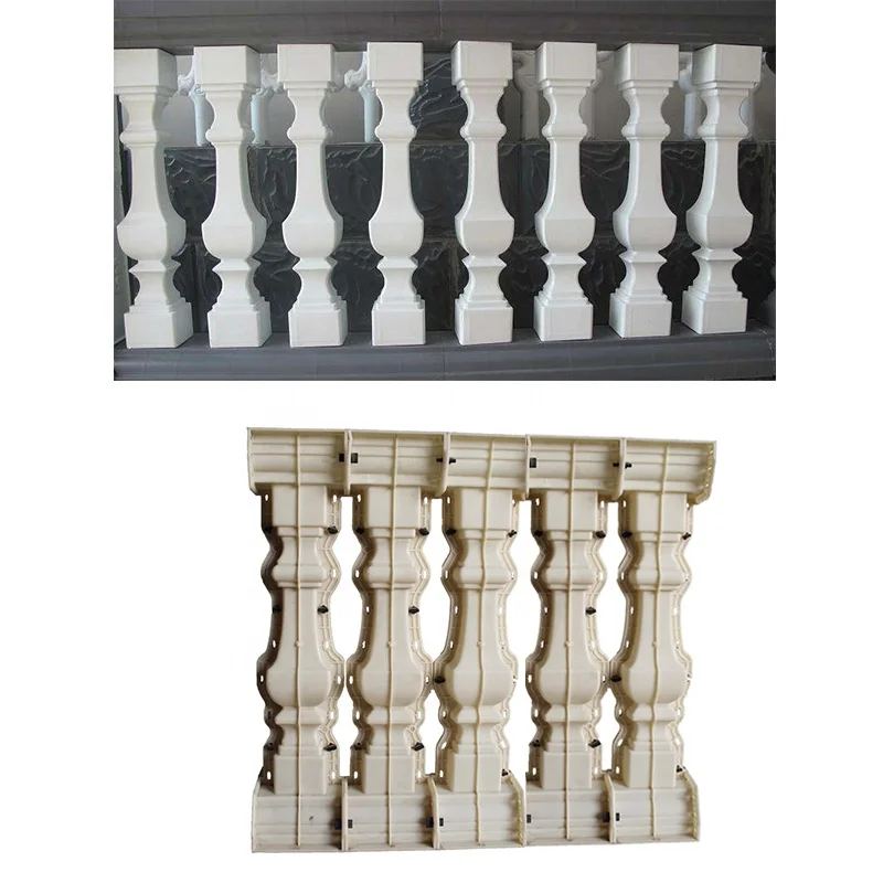 Plastic Concrete Wall Molding Balcony Railings And Railings Decoration ...