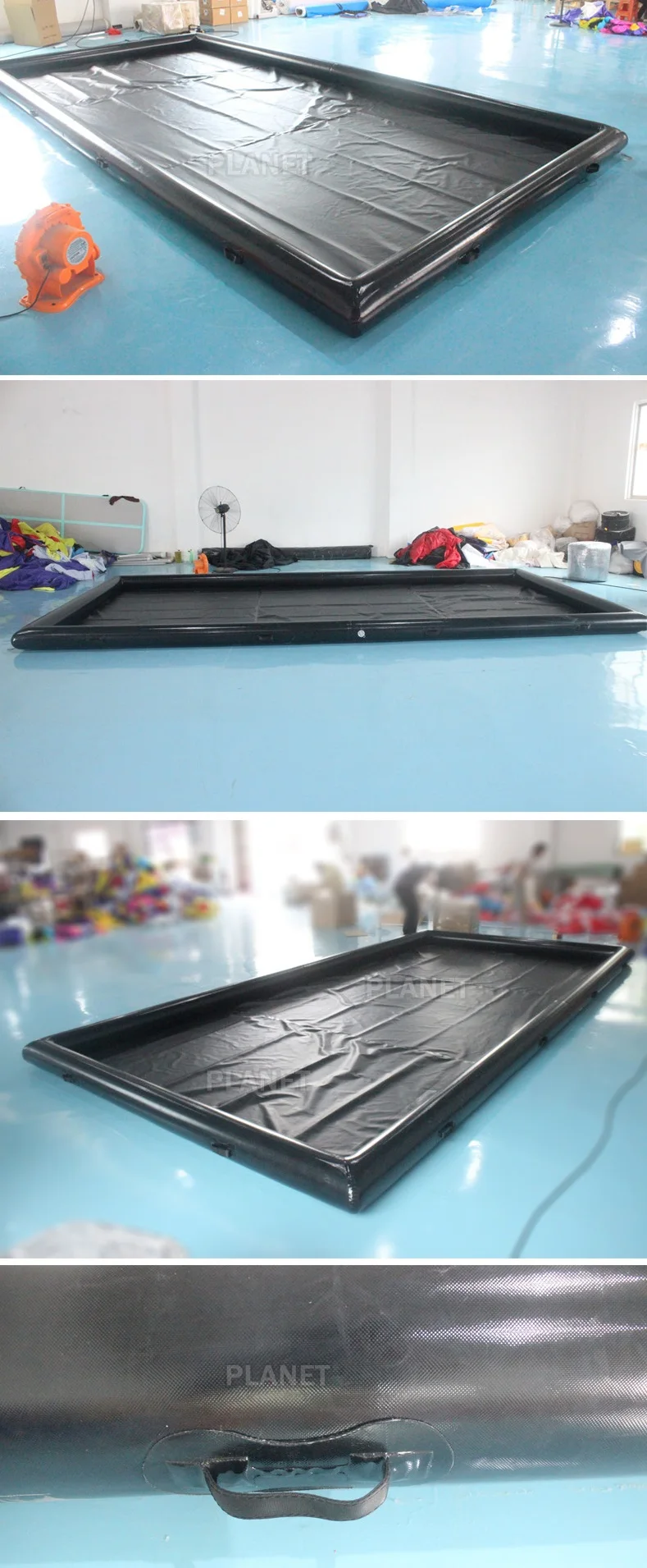 Cheap Portable Pvc 6x3m Inflatable Water Containment Mat / Inflatable