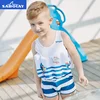 KATIE Cute and Fashion Children One-Piece Buoyancy Swimsuit Detachable Float Swimwear Perfect for Kid Learn to Swim