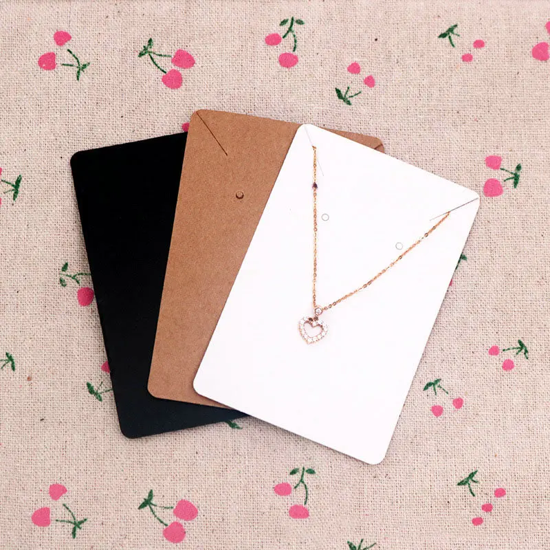 Earring And Necklace Jewelry Set Paper Cards
