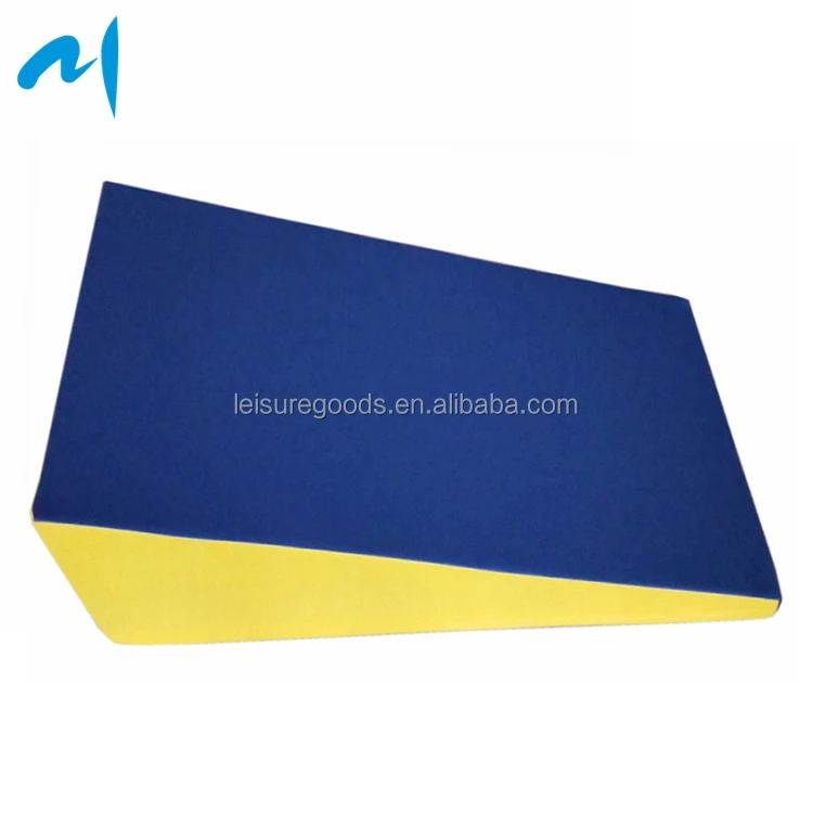 Nonfolding Cheese Wedge Shape Mat For Tumbling Epe Foam Core Low Price