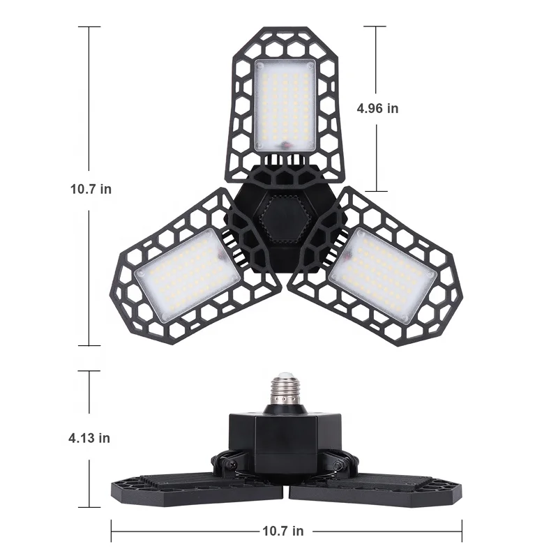 Amazon ETL super bright celling fan projector  lighting  deformable garage light