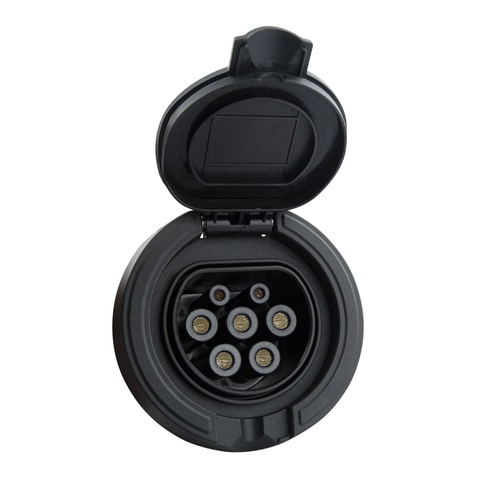 thumbnail image 2 of Type 1 EV Charging Socket – Single Phase 240V, 16A/32A, SAE J1772 Approved, IP54 Rated, For Universal Electric Vehicles 2 of 13