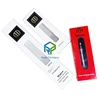Popular design vape packaging custom logo slide off box with foam cbd cartridge box