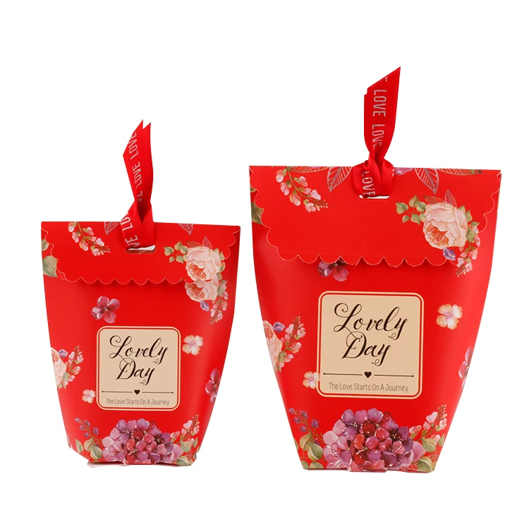 Wedding candy gift paper box,Sweet flower-shaped party baby-shower wedding/christmas favors candy box