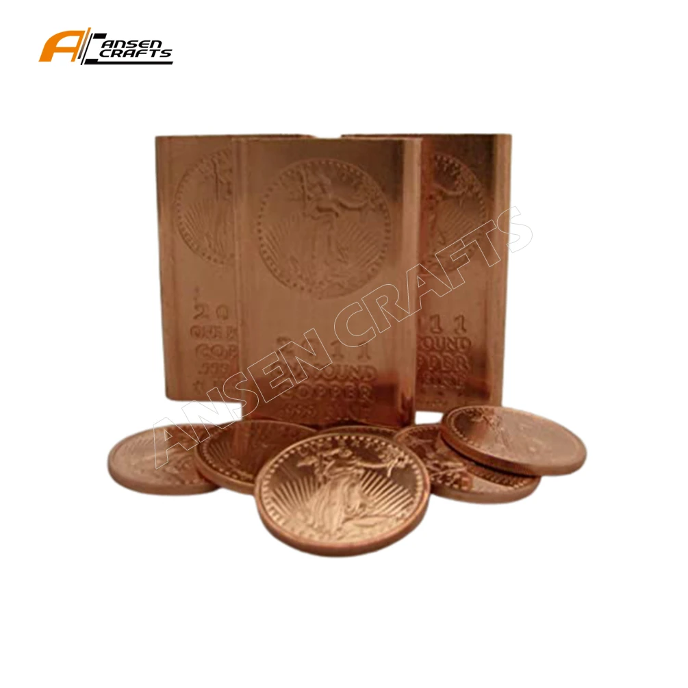 Wholesale Pure .999 1 Pound Copper Chemistry Element Design