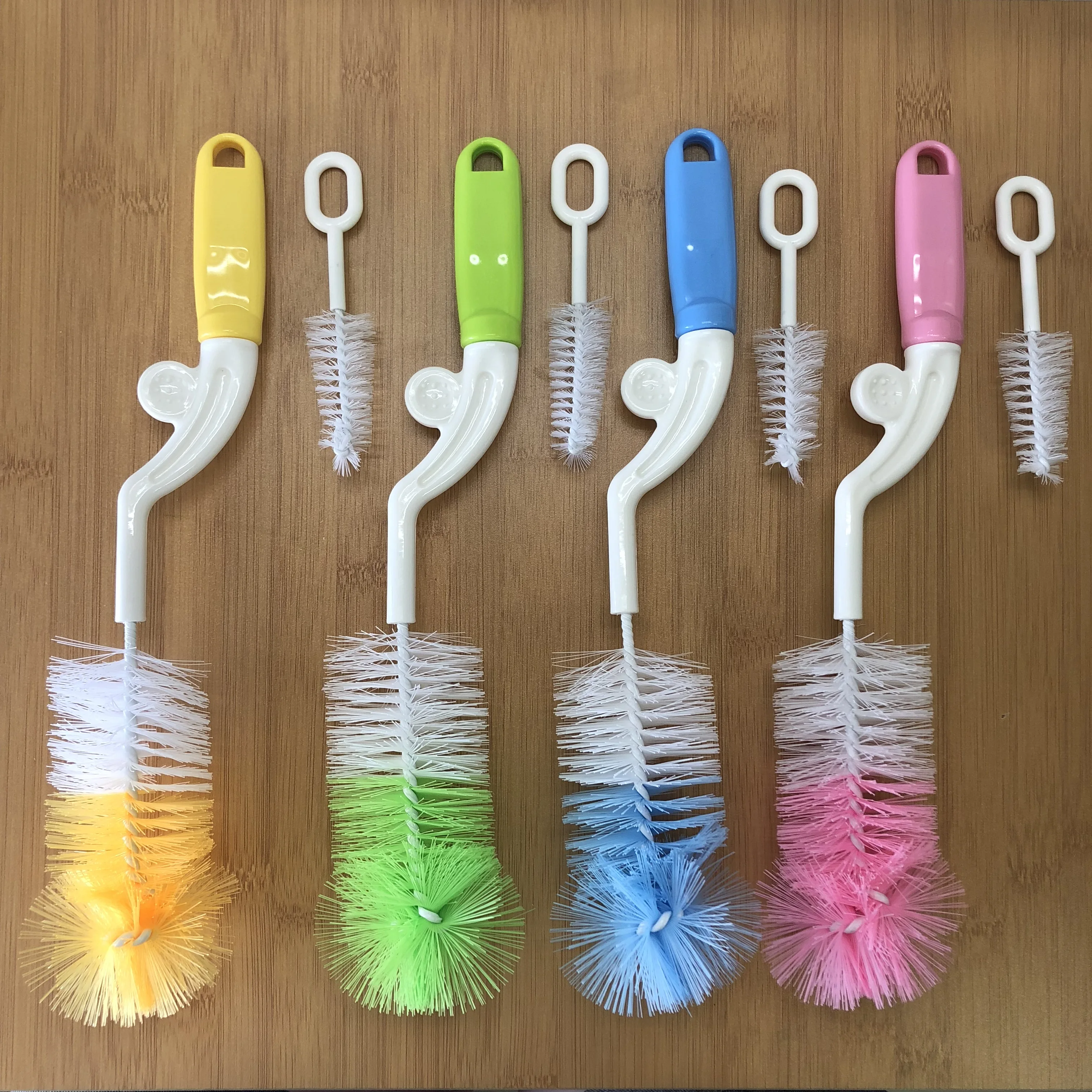 Rotating Sponge 360 Degree Rotating Anti-bacterial Sponge Brush Milk Bottle Brush ...