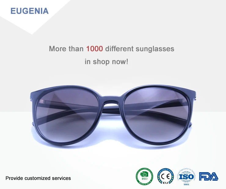 EUGENIA 2020 UV400 Round Retro Trendy Oversized Women Sunglasses