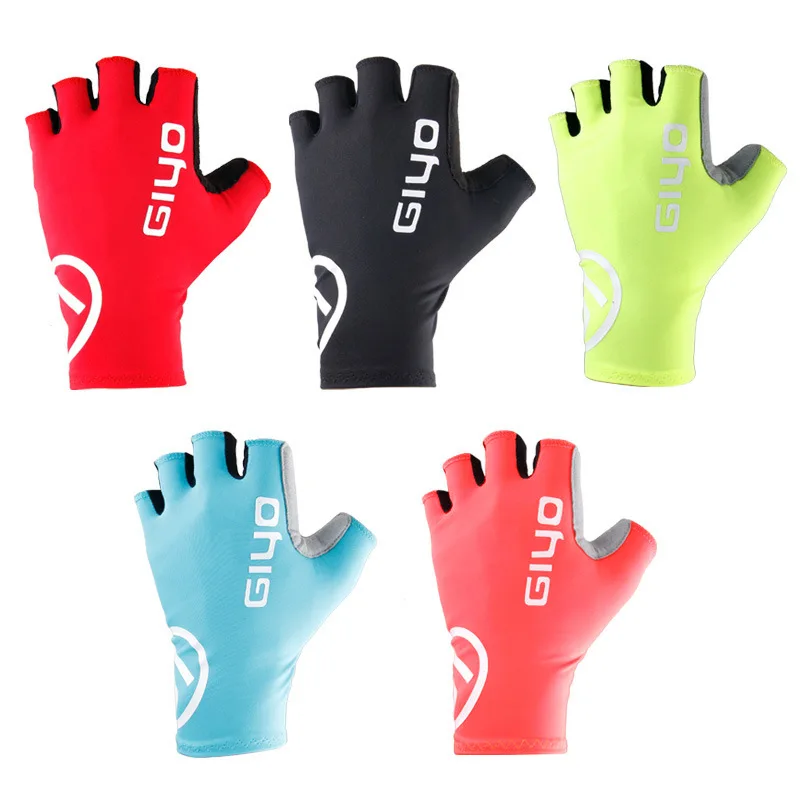 
Cycle half-fingered-gloves road mountain bike riding half-finger gloves short finger-gloves 