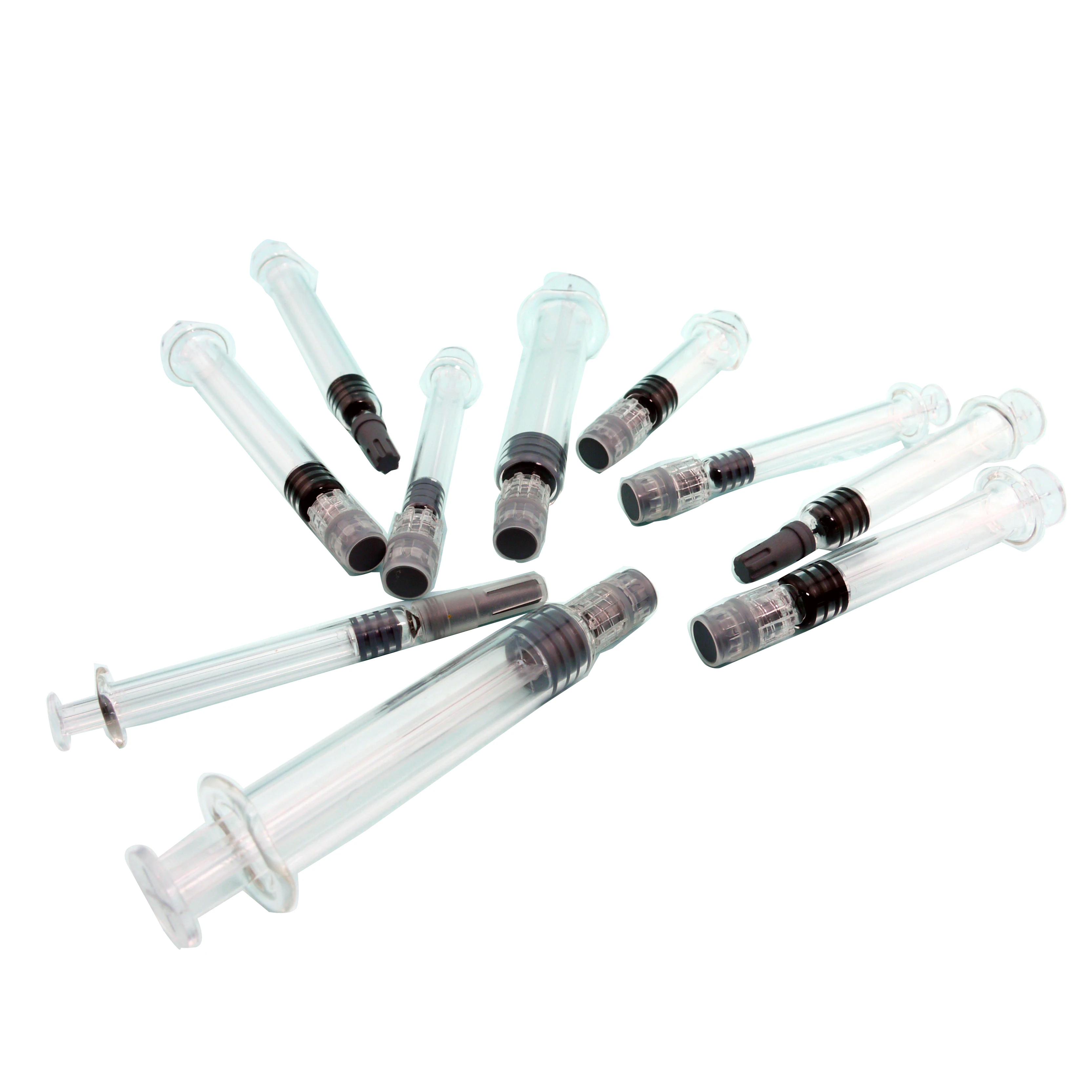 Dual 0.55ml Prefilled Syringe For Medical With Cop Coc Pp