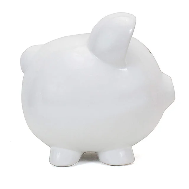 Wholesale White Ceramic Super Big Piggy Banks Buy Wholesale Ceramic