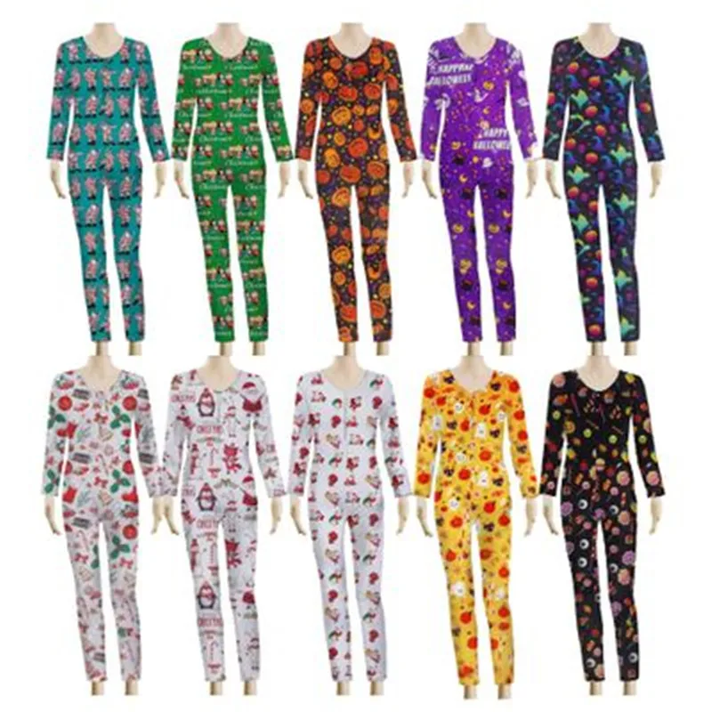 Print Sexy Onesie For Adult Cartoon Pajamas Onesie Pyjamas Women ...