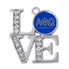 Custom Greek Letter Sorority Fraterntiy Lifestyles School Association Alpha Phi Om Charm Society Orgs Jewelry